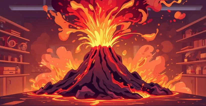 Atelier "Volcan" au Planétarium Ludiver à La Hague, près de Cherbourg