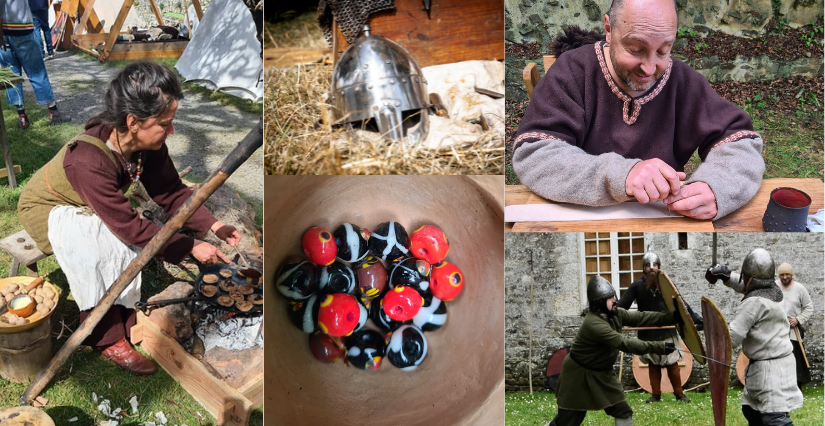 Fête viking "Med In Cropton", animée par Les ateliers de Harbard à Curcy-sur-Orne (14)