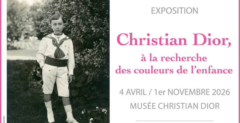 Exposition Christian Dior, à la recherche des couleurs de l'enfance au musée Christian Dior, à Granville (50)