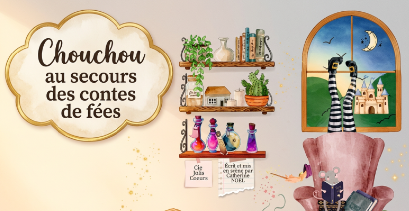 Spectacle "Chouchou au secours des contes de fées" au Théâtre à l'Ouest à Rouen (76)