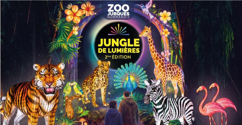 Jungle de Lumières : un parcours féerique pour toute la famille au Zoo de Jurques (14) !