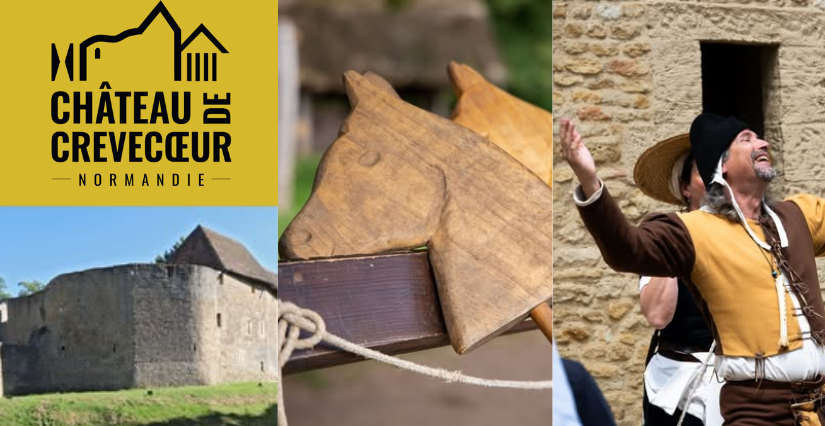 Château de Crèvecœur (14) : sortie en famille et activité enfant